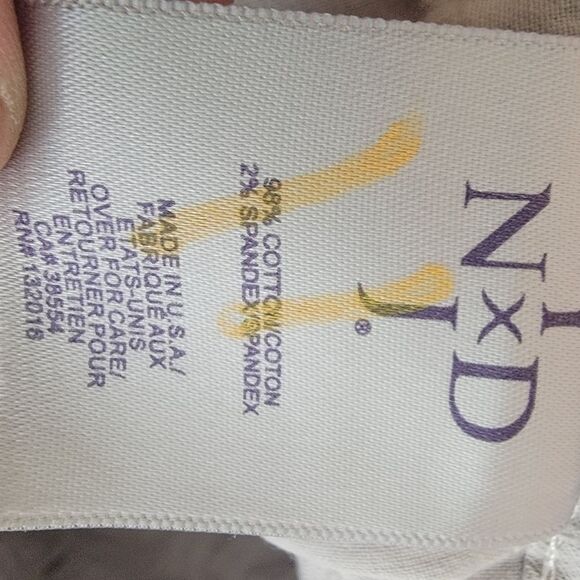 Nydj gray skinny ankle denim jeans size 10 - Picture 7 of 8